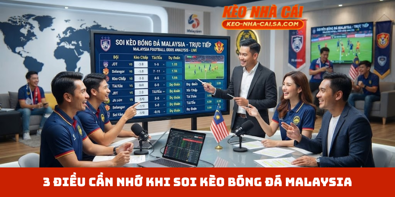 3 điều cần nhớ khi soi kèo bóng đá Malaysia