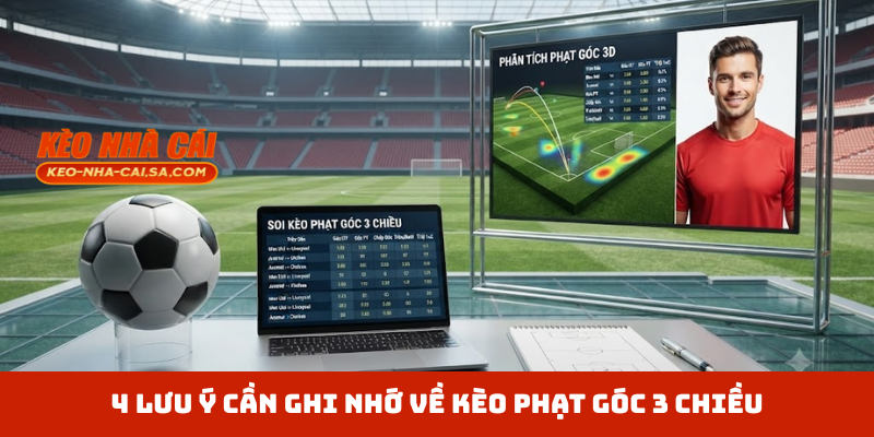 4 lưu ý cần ghi nhớ về kèo phạt góc 3 chiều