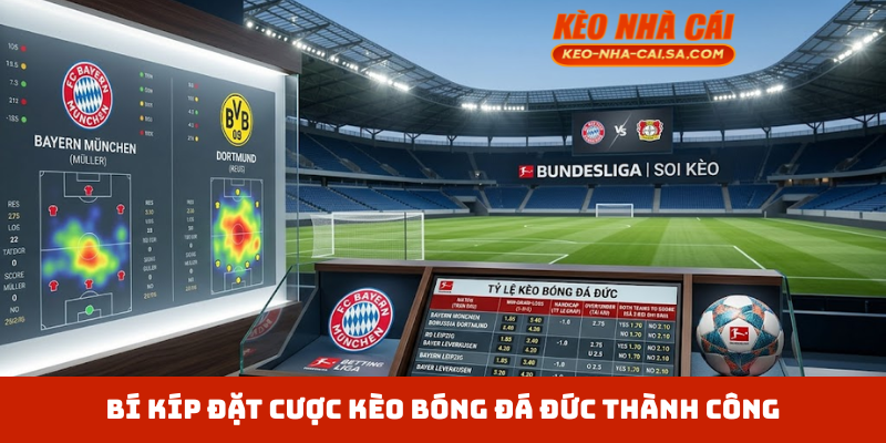 Bí kíp đặt cược kèo bóng đá Đức thành công