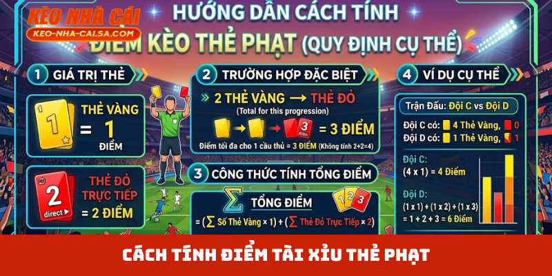 Cách tính điểm Tài xỉu thẻ phạt