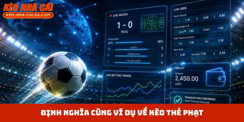 Định nghĩa cùng ví dụ về kèo thẻ phạt