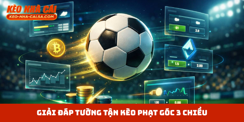 Giải đáp tường tận kèo phạt góc 3 chiều